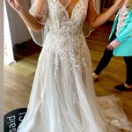 Brooklyn Grace wedding gown. Warn just this once. White Size 6 Photo 4