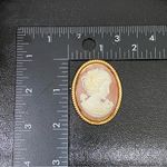 Vintage Unsigned Pink Lady Cameo Gold Photo 5