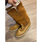 Frye Women's Brown Leather and Suede Tall GEMMA Boots 6/6.5 Photo 7