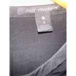 Maison Scotch Dress Jolie Vagabonde Mixed Media Black Knit Top Pockets Sz 2 Photo 4