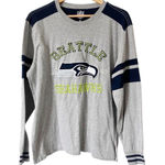 NFL  Seattle Seahawks‎ Gray Crewneck Embroidered Long Sleeve Shirt Women’s XL Photo 0
