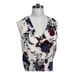Eden Ruth Maddie White Floral Sleeveless Blouse Tank Top Women's Small Boho Chic Photo 1