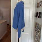 Sundance cotton relaxed polo pullover sweater Blue Size M Photo 5