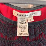 Max Studio  pink and navy  Sheath Dress with Flutter Cap Sleeves Photo 3