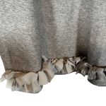 Sisters Gray Bow Detail Long Sleeve Knit Pullover Cozy Sweater Women Sz S Photo 3