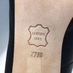 Grazia Women’s Black Satin Rhinestone Jewel Embellished Peep Toe Stiletto Heels Size undefined Photo 7