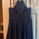 Jovani Navy Dress NWT Photo 3