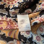 Black Rainn Black Rain Chiffon‎ Paisley Fringe Open Front Kimono Boho Size L Photo 7