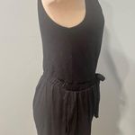 Nordstrom NWT Antistar x  Black V-Neck Wrap Front Jersey Romper Size Large Photo 4