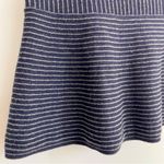 Theory Gida KS Skirt Wool Flounce Sweater Mini Evian Stretch Charcoal Small Photo 3