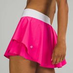 Lululemon  Court Rival Skirt Size Small Pink Athletic Tennis Running Skort Active Photo 0