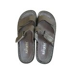 Alegria  Pewter Silver Leather Comfort Sandals Size US 9 / 39 Photo 1