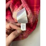 Old Navy NWT Women’s Pink Plaid Flannel Boyfriend Shirt Photo 3