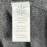 Athleta Womens Gray Cable Knit Cowl Neck Sweater Dress Long Sleeve Size Small Photo 8