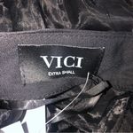 VICI Collection Black Organza Halter Tie Neck Bodysuit XS NWT Photo 8