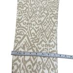 Chico's printed crop jeans mirrored damask print tan white size 15 Photo 3