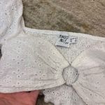 Princess Polly White Eyelet Crop Top Photo 3