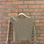 ZARA Taupe Ribbed Cardigan Photo 2