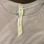 Lululemon  Love Crew Short Sleeve Lavender T Shirt Sz 8 Photo 3