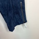 Isaac Mizrahi  Live Blue Suede Leather Moto Jacket Coat Fall Winter Womens 22W 22 Photo 3