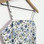 Mable Sumira Bottom Flare Floral Sleeveless Mini Dress size medium Blue Photo 3