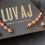 Luv AJ Rose Gold Diamond Kite Crawler + Stud Set Earrings Photo 1