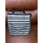 Kate Spade NWT  Black &‎ White Stripe Insulated Lunch Tote Bag Photo 1