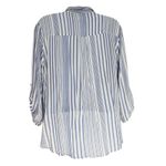 Siren Lily  Floral Striped Top Womens PXL  Button Front 3/4 Sleeve Photo 6