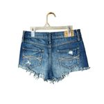 Abercrombie & Fitch Abercrombie & Fitch Y2K Flag Peekaboo Pocket Denim Shorts S 0/25 Photo 3