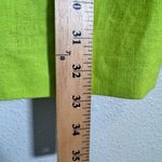 Vintage Lime Green Linen Blend Boyfriend Fit Blazer Jacket Womens 24W Classic Photo 7