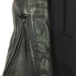 All Saints Zaskia Pea Coat Navy Wool Black Leather
Sleeves Double Breasted Photo 7