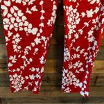 Michael Michael Kors Red/Orange Floral‎ Crops Size 2 Red Photo 5