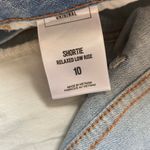 EXPRESS NWT  Shortie Relaxed Low Rise Ripped Jean Shorts Size 10 Photo 5