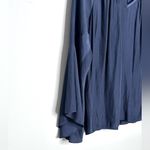 Ramy Brook  Long Sleeve Flowy Peasant Navy Blue Top Shirt Blouse Size S Photo 6