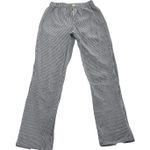 J. Galt Pants Womens x Small Blue White Striped Stretch Elastic Waist Lounge Photo 0