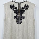 BCBGMAXAZRIA BCBG Maxazaria Geri‎ Sequin Dress Black and White Size Medium Photo 6