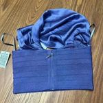 Herve Leger NWT Hervé Léger x Law Roach Draped Bustier Bandage Crop Top S Royal Purple Photo 2