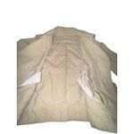 POL Womens Cream Corduroy Moto Jacket Belted Zip Front Size S Photo 7