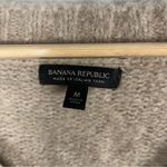 Banana Republic  alpaca linen cuffed fluffy relaxed v-neck sweater size Medium Photo 1