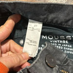 Moussy vintage SAAB black slightly intentionally distressed black denim size 27 Photo 10