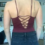 Abound Maroon Bodysuit Photo 1