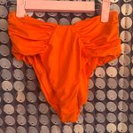 Becca NWT Color Code Shirred French Cut Bikini Bottom, Cheeky Coverage - M Photo 6