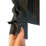 Rafaella Black Long Sleeve Collared Ruffle Front Button Down Blouse Women Sz 8 Photo 5