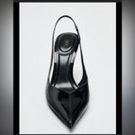 ZARA  patent sling back heels Photo 1