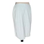 Saks 5th Avenue The Works Saks Fifth Avenue Vintage 80s Leather White Pencil Skirt Size 12 Photo 5