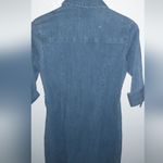 Neiman Marcus 4 Cargo Steel Riveted Denim Shirt Dress NWT Photo 2