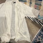 Isabella Rodriguez  small white sheer cardigan Photo 1