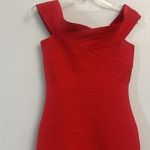 Stunning iconic bandage Red dress in off the shoulder Holiday Small Photo 3