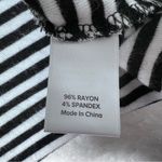 Evereve Black and White Striped Sleeveless Top Photo 8