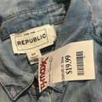 FOR THE REPUBLIC 3/$15  denim button down Photo 4
